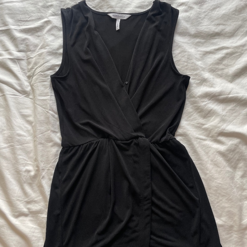 BCBGenaration wrap skort romper